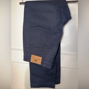 Men’s American Giant  Jeans Size 34W  32 L.  Straight Dark Navy New Without Tag